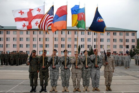 1024px Security cooperation exercise Immediate Response 2008 begins with official ceremony in Republic of Georgia (July 17, 2008)